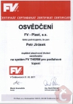  Certifikace podlahové topení