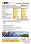  DEK Solar - fotovoltaická elektrárna