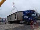  Naložení modulového domu na kamion